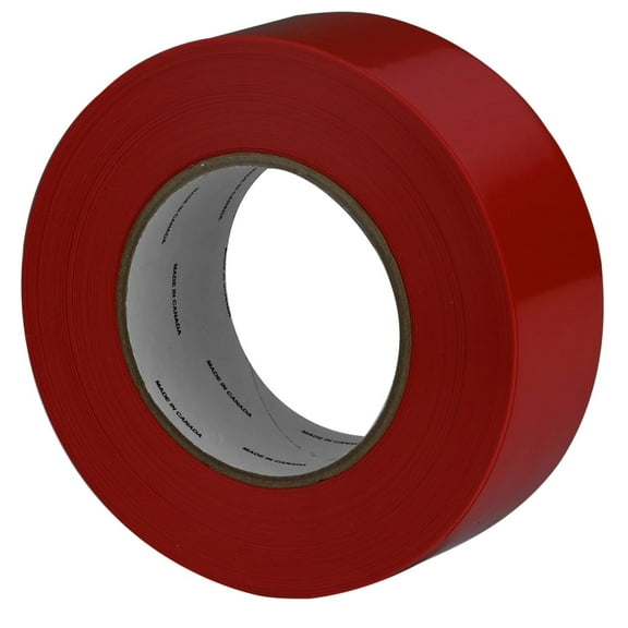 2 Inch Wide x 60 Yards Red Stucco Tape UV Resistent, Waterproof Polyethylene Tape (PE Tape) - Pack of 1 Pack of 01 2 Inch