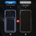 thumbnail image 6 of Visland Phone Case for iPhone with Credit Card Holder Wallet Cover Stand for iPhone 12/12 Pro/12 Mini/12 Pro Max/11/11 Pro/11 Pro Max Cases Women Men, 6 of 8