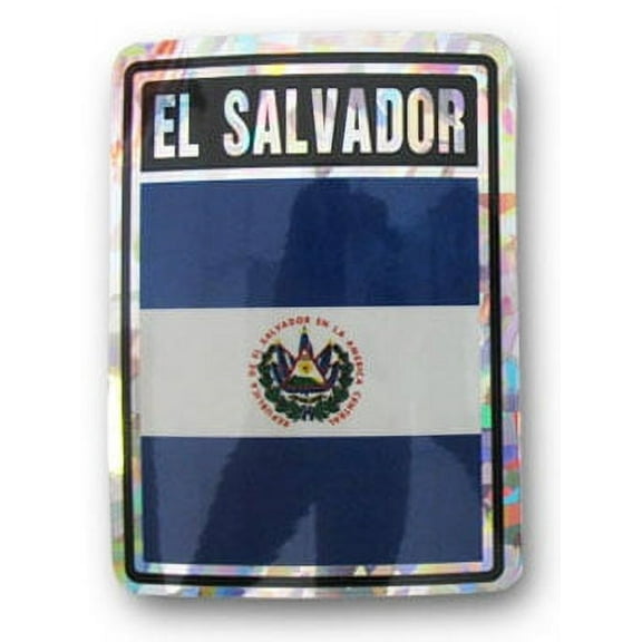 El Salvador Reflective Decal