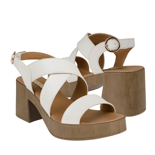 SANDALIAS DAMA STYLO 5754 SIMIPIEL BLANCO Stylo 5754