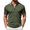 A-Army Green1359, variant on Bibifish Mens Polo Shirts Short Sleeve Quarter Zip Golf Shirts Textured Classic Fit Daily Wear Tops