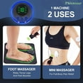 thumbnail image 6 of EMS Foot Massager Mat for Neuropathy-Foot Stimulator Massager with Remote Control, 2-in-1 Back Massager & Legs Foot Circulation Device for Pain Relief Fasciitis, Muscles Relaxation with 8 Pcs Pads, 6 of 6