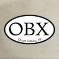 thumbnail image 2 of CafePress - OBX Outer Banks, NC Oval Cap - Adjustable 100% Brushed Unisex Casual Cotton Baseball Cap, Beige, 1, 2 of 2