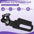 thumbnail image 4 of Motorcycle License Plate Feeder Clip Intercom Antenna Base Bracket, 4 of 5