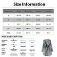 thumbnail image 4 of Women's Loose Button Plush Hooded Solid Color Long-Sleeved Mid-Length Coat for Fall and Winter, Comfort Fit, Winter Clothes for Women,White,L, 4 of 5