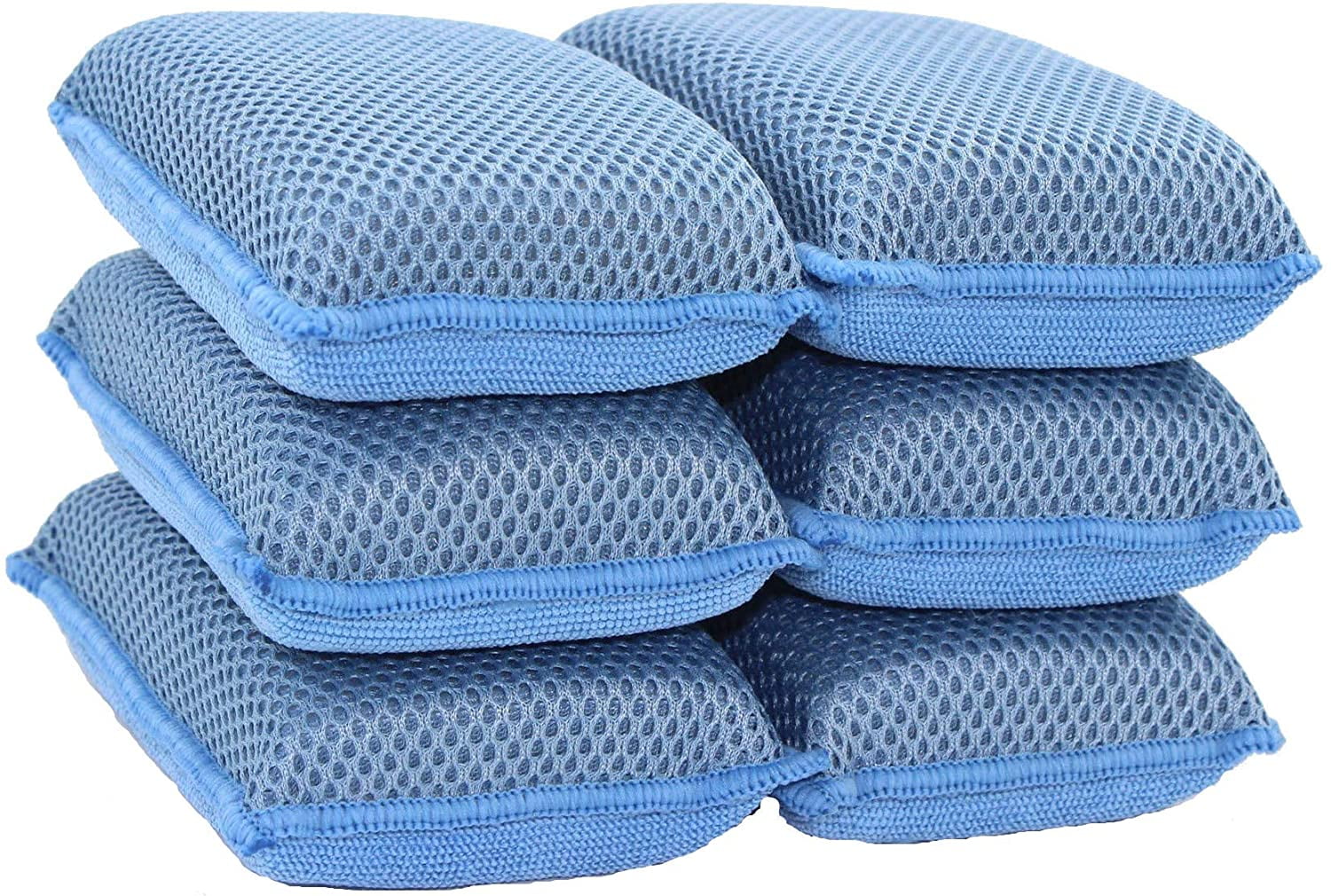 Commercial Miracle Microfiber Kitchen Sponge by Scrub-It - Large - Non ...