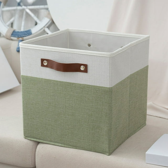 Foldable Fabric Storage Bin Basket Container Organizer for Home Organization Closet Nursery Laundry 1-Pack