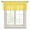 Yellow, variant on Navy Blue Sheer Curtains Valances for Windows Geometric Leaf Diamond Plaid Abstract Check Chiffon Kitchen Valances for Cafe, Voile Window Treatments Curtains for Living Room Bedroom, 60"x18"
