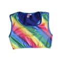 thumbnail image 2 of Maxcozy Split Gymnastics Suit Girls Matching Body Suit Ballet Dance Practice Crop Top Clothes Dance Pants Suit Rainbow Color, 2 of 4