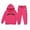 Hot Pink, variant on GobdXE Girls 2 Piece Hoodie Sweatpants Set New York Retro Letter Print Long Sleeve Pullover Tracksuit Casual Outfit for Kids Girls 3-4 Years,Dark Green