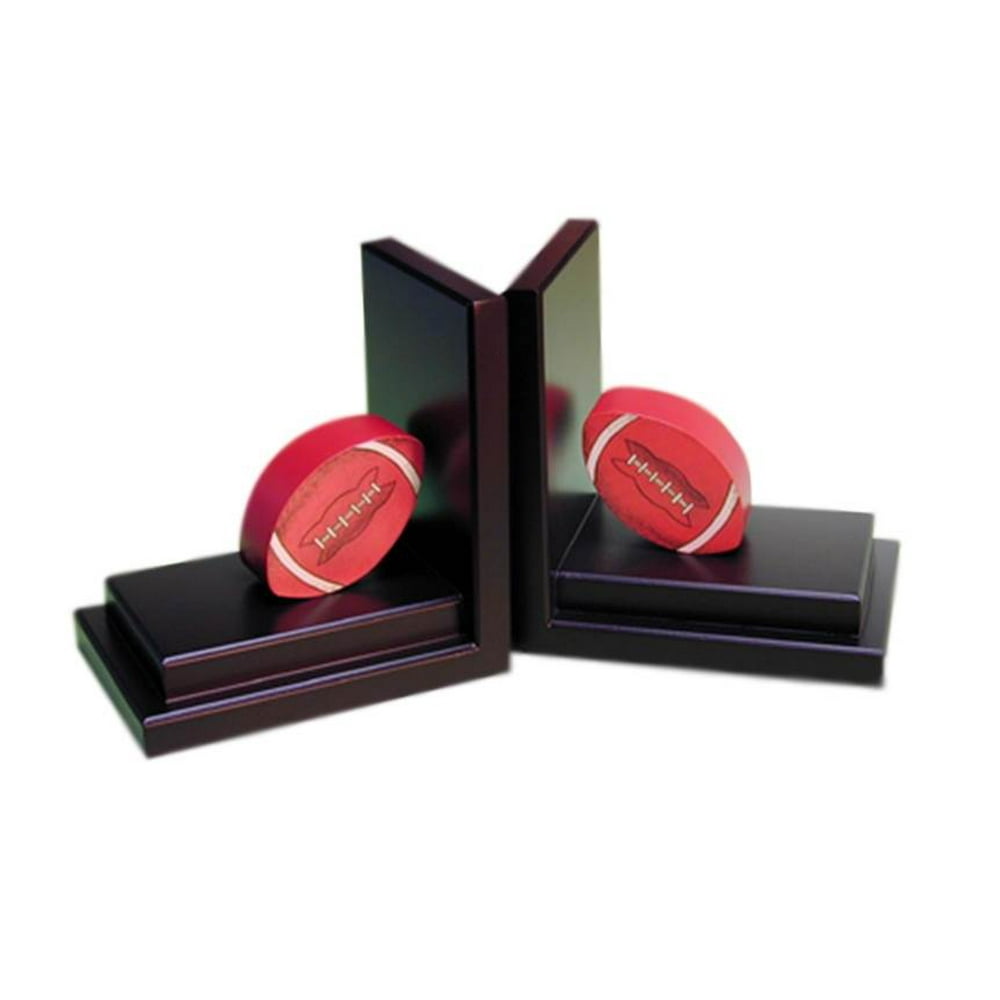 Football Bookends in Espresso