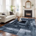 thumbnail image 3 of 5x7 Washable Area Rug, Marble Non-Slip Large Rectangle Rug for Living Room Bedroom, 3D Abstract Mystery Grey Marble Tunnel Indoor Floor Mat for Home Decor, 3 of 9