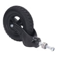 thumbnail image 4 of Rueda giratoria universal de 7 pulgadas con buje de PU y PVC para silla de ruedas, repuesto para rueda delantera, capacidad de carga de 120 kg, 4 of 14