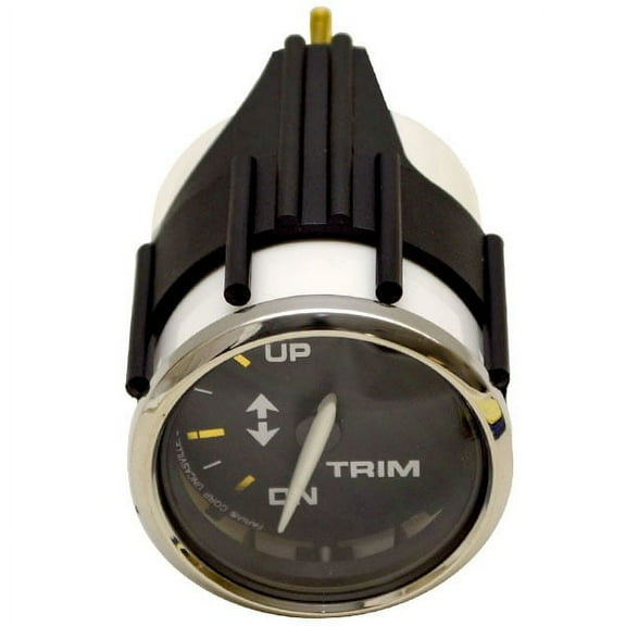 Faria Boat Trim Gauge GBC643A | Honda 2 Inch Silver Black