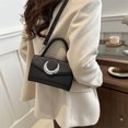 thumbnail image 3 of Bolso bandolera pequeño cuadrado para mujer, estilo coreano, informal, de color sólido, estilo primavera 2025, 3 of 5