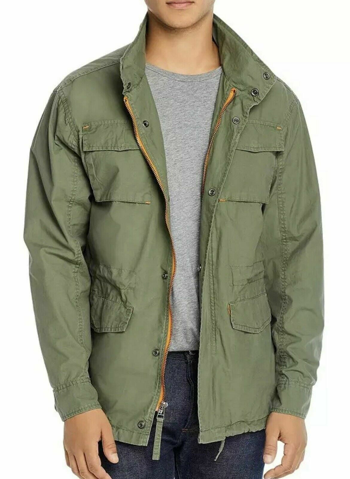 mens green utility jacket