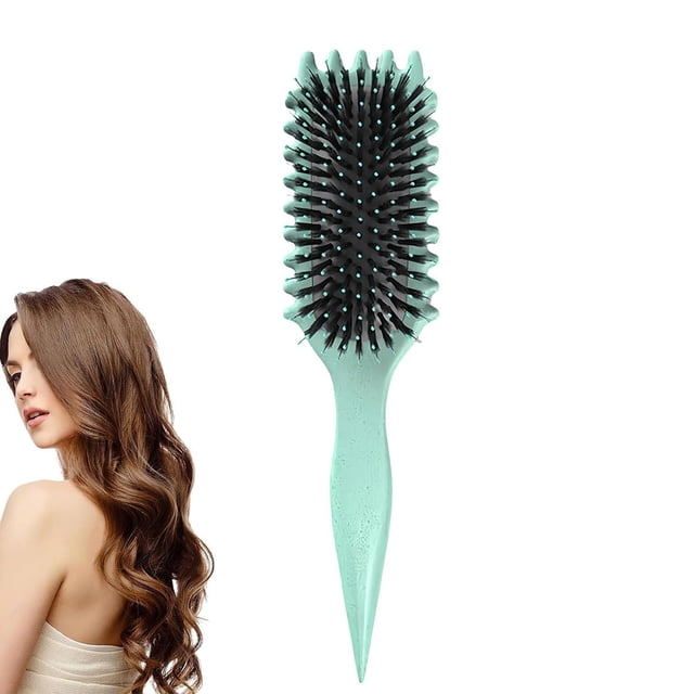 Cepillo para rizos, cepillo para definir rizos, cepillo para rizos para cabello rizado, cepillo para cabello rizado para peinar y dar forma a hombres y mujeres
