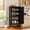 Black, variant on IKIMI 72" White Metal Kitchen Pantry Cabinet with 5 Adjustable Shelves, Freestanding Storage Cupboard