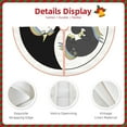 thumbnail image 5 of Bingfone Christmas Tree Skirt Mat Christmas Decoration Interior 30"-Unicorn In Yoga, 5 of 8