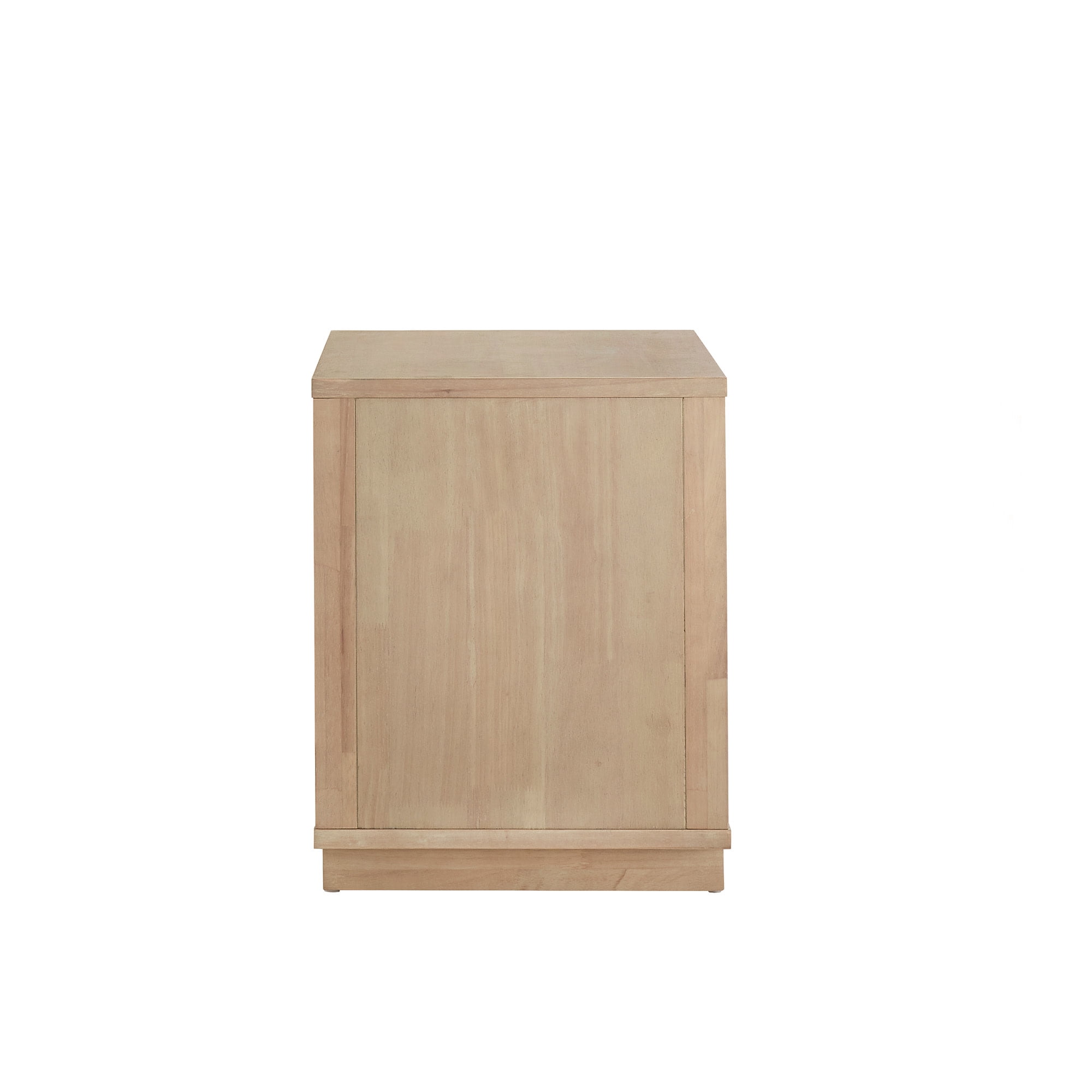 Weston Home Potrero Modern Nightstand with 1-Drawer, Natural Finish