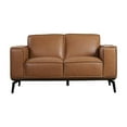 thumbnail image 5 of Porter Designs Carina Top Grain Leather Loveseat - Brown, 5 of 5