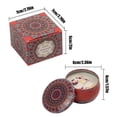 thumbnail image 3 of Floral Scented Candles for Home Use, Soy Wax in Tin Cans for Removing Odors, Smoke-free Scented Candle, 3.17 oz, Gardenia Scent, 3 of 5