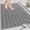 Dark Grey, variant on Large Shower Mat, 35.4 x 24 Inch No Suction Cup Shower Mat Non Slip, Quick Drain Shower Mats for Inside Shower, Heavy Duty PVC Shower Floor Mat, Curlable Shower Stall Mat (Light Grey)