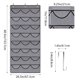 thumbnail image 4 of Muyoka Organizador de sombreros Bolsas de almacenamiento 24 bolsillos transparentes con puerta y ganchos de pared 600D Oxford Gorra de béisbol Organizador Estante Almacenamiento duradero de sombreros Muyoka Hogar, 4 of 7