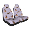 thumbnail image 2 of Sikiie German Shepherd Dog Car Seat Covers 2PCs Front Car Seat Covers Universal fit for Most Cars SUVs and Trucks-1, 2 of 9