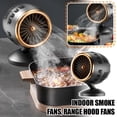 thumbnail image 2 of BEAIT Smoke Away Purifier Fan, Desktop Smoke Fan for Smoking Indoors, lti-angle Adjustable Portable Extractor Fan Kitchen, Portable Range Hood for Cooking, USB Rechargeable, Washable, Easy To Clean, 2 of 5