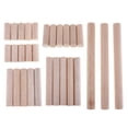 thumbnail image 3 of Palitos de madera de balsa redondos, naturales, sin pintar, para modelismo y artesanía en madera. 6 piezas 70mm, 3 of 9