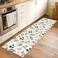 thumbnail image 2 of Spring Leaves Flowers 2'x6' Runner Rugs for Hallway Kitchen Bedside Non Slip Washable, Rustic Flower Pastoral Botanical Entryway Rug Runners with Rubber Backing, Long Carpet Runner for Laundry Room, 2 of 8