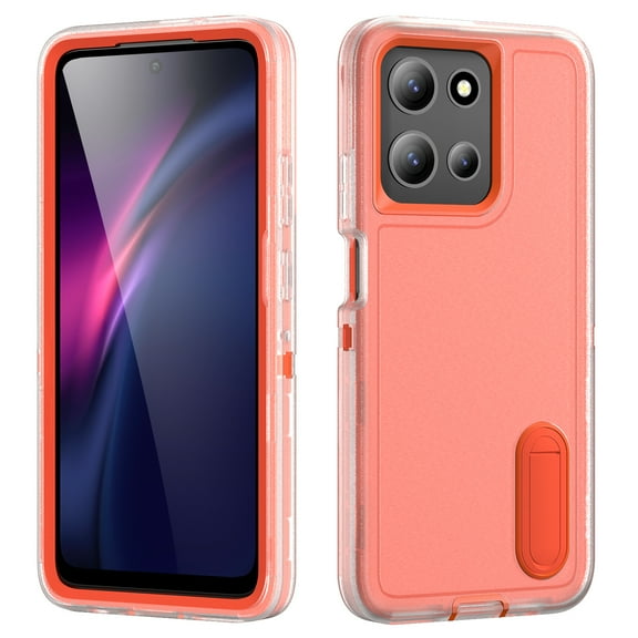 TECH CIRCLE for Motorola Moto G 5G 2025 Hybrid Case with KickStand,Heavy Duty Protection Shockproof/Dustproof/Drop Proof Anti-Scratch Slim Protective Durable Case Hard Cover for Women Men,M