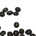 thumbnail image 2 of Natural Rune Stones Set,25 Pcs Natural Rune Meditation Stones Set Pcs Stones Set Unrivaled Performance, 2 of 14