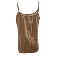 thumbnail image 5 of Bovemsi Women's Summer Tank - Sleeveless Spaghetti Strap, Sexy Neck Loose Pleated Flowy Curved Blouse, Under Clothes Camisole, 5 of 5