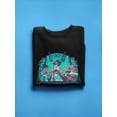 thumbnail image 3 of Rock Concert Sweatshirt Men - Men Sweatshirt, Black, 2XL, 3 of 4