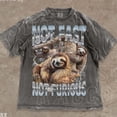 thumbnail image 1 of ALVORD Not Fast Not Furious Funny Sloth Vintage 90S T-Shirt Unisex S-5XL, 1 of 4