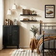 thumbnail image 5 of Mifurn 23.6'' Floating Shelves for Wall, Set of 2, Black, 5 of 6