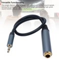 thumbnail image 4 of Cable Estéreo De 3,5 Mm, Conexión Estable Y Versátil Plug And Play Cable De Extensión De Auriculares Flexible De Cobre Puro De PVC De 0,3 Metros Para Micrófonos, 4 of 7