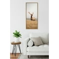 thumbnail image 6 of Kate and Laurel Sylvie Tule Elk No 6 Framed Canvas Wall Art by Crystal Lynn Collins, 18x40 Natural, Rustic Animal Wall Decor Art, 6 of 6