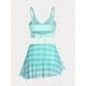 thumbnail image 2 of Traje de Baño Talla Extra Acolchado Cruzado Estampado Cachemir Rosegal  Camisetas tallas grandes, 2 of 5