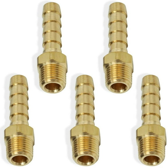 Lot 5-100 Hose Barb Fittings 1/4"(6mm) Barb To 1/8" Male Thread Air Hose Fitting