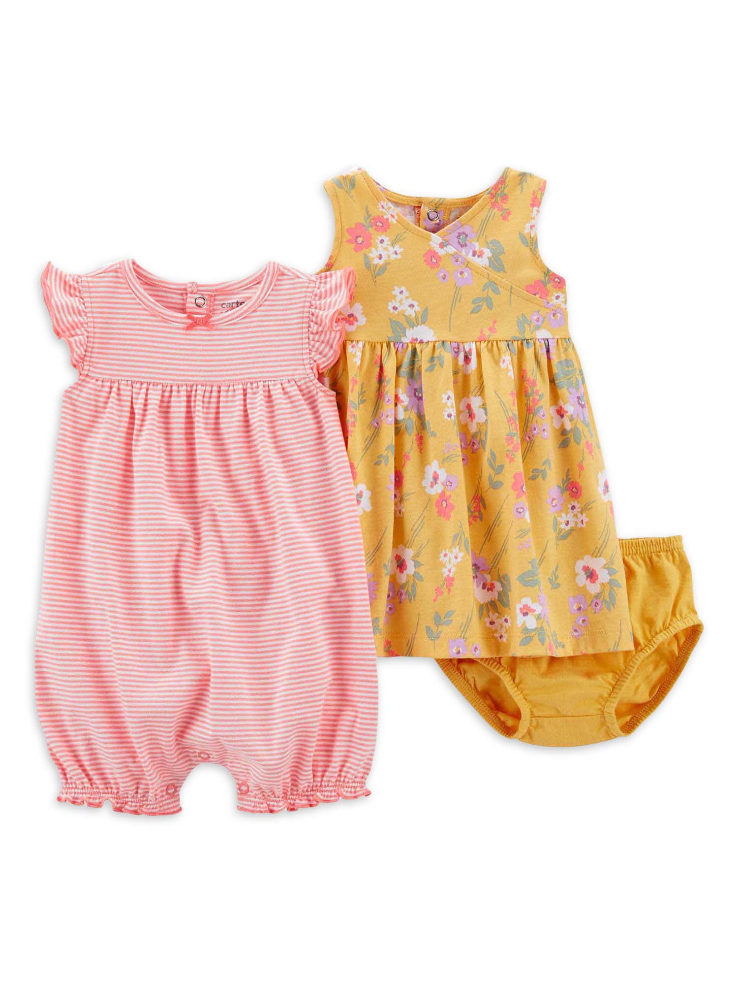 Carter's Child Of Mine Baby Girls Dress, 1-Piece, Sizes 0-24 Months
