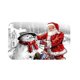 thumbnail image 3 of Juego de cuatro piezas de alfombrilla de baño y cortina de ducha con estampado navideño de Papá Noel Wmkox8yii gf11503, 3 of 9
