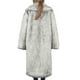 thumbnail image 5 of Abrigo de invierno cálido de manga larga para mujer de Augper, abrigo de piel sintética con cuello vuelto, chaqueta tipo suéter esponjosa de talla grande, 5 of 7