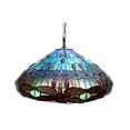 thumbnail image 2 of SCARLET Tiffany-style 3 Light Dragonfly Hanging Pendant Lamp 24" Shade, 2 of 2