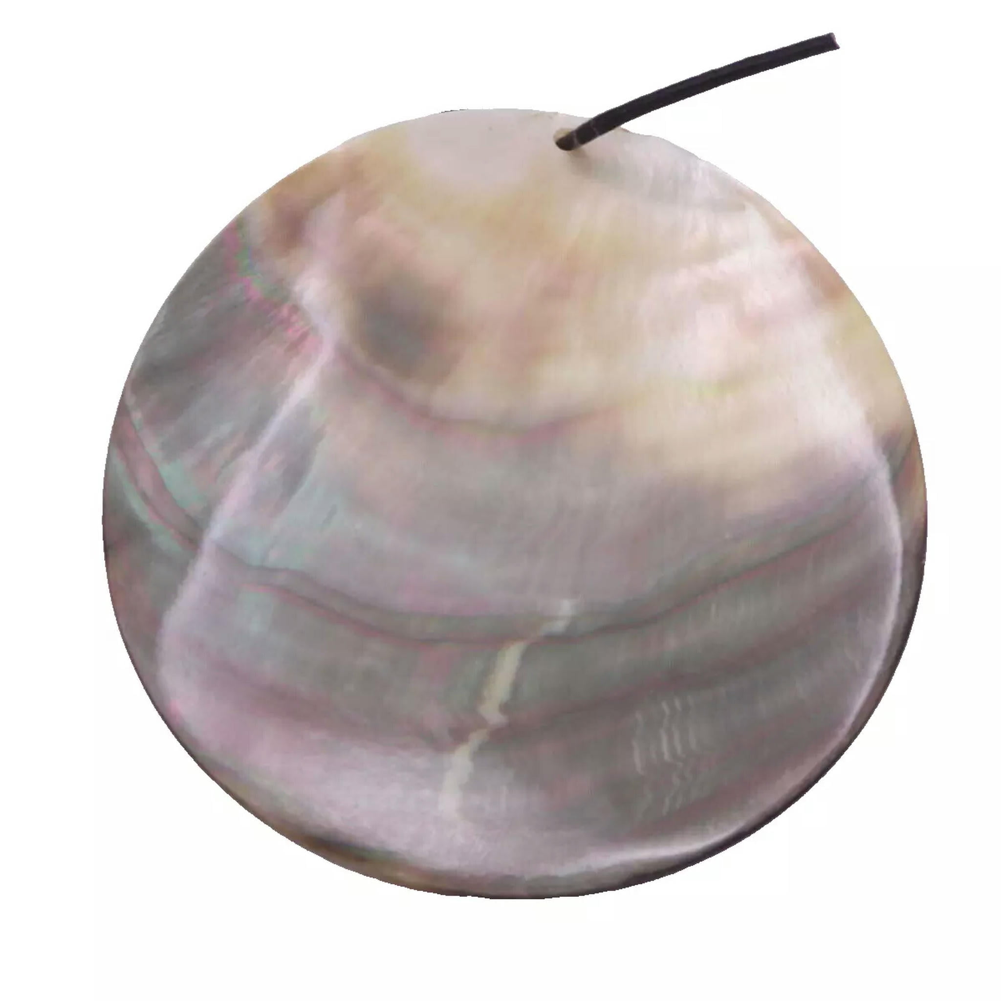 EOEMY 60mm Round Natural Shell Mother Of Pearl Loose Beads For Pendant Making Diy