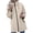 Brown, variant on Rain Jackets For Women Waterproof Lightweight Outdoor Casual Raincoats Hooded Full Zip Mid Length Pockets Windbreaker (M, Pink)