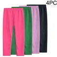 thumbnail image 2 of Juslio Boys Pants Solid Casual 4PC Toddler Kids Comfortable Leggings for Leggings Great for Softness Breathability Hot Pink, 2 of 9