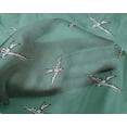 thumbnail image 4 of oneOone Silk Tabby Fabric Bird Block Print Fabric By The Yard 42 Inch Wide, 4 of 4